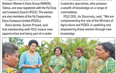 Women dairy farmers registered with FCLC