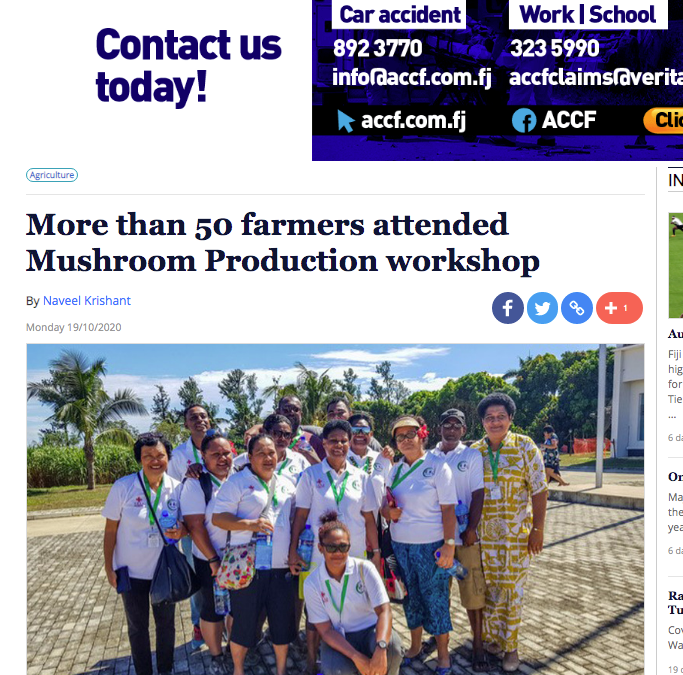 More than 50 Farmers Attended Mushroom Planting Workshop